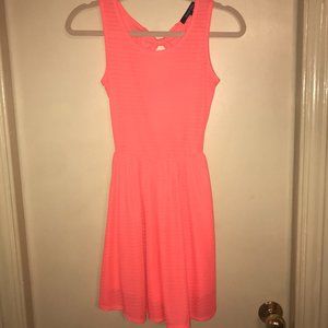 Sheer Coral Beach Dress